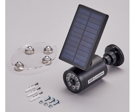 日本緑十字社 ソーラーセンサーライト ダミーカメラタイプ センサーライト-796 195×215×100mm 352136 1台(ご注文単位1台)【直送品】