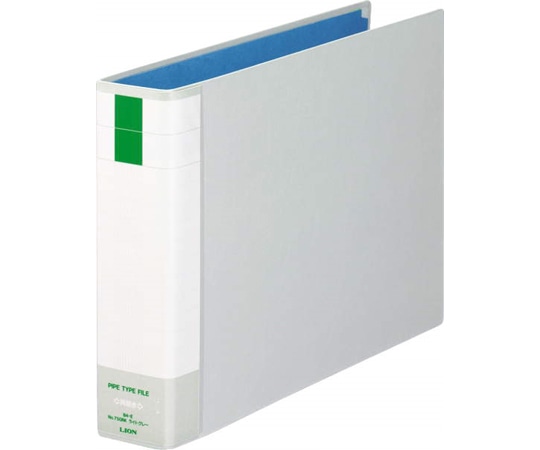 ライオン事務器 パイプ式ファイル両開き〈環境〉 No.750RK(LH) 1冊(ご注文単位1冊)【直送品】