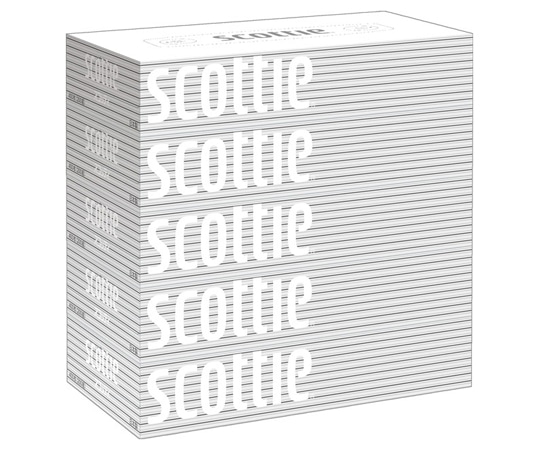 クレシア スコッティ ティシュー 5箱パック×12 41816 1ケース（ご注文単位1ケース）【直送品】