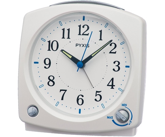 セイコー ピクシス メロディ目覚まし時計 125×120×69mm 白 NR455W 1個(ご注文単位1個)【直送品】