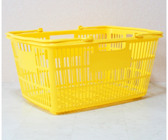 大和産業 買い物かご イエロー 5個入 SB-33 1セット（ご注文単位1セット）【直送品】