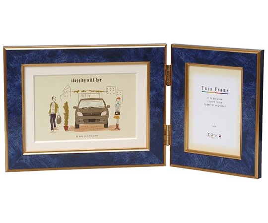 万丈 ツインフレーム クラシック ブルー TF-K53BL 1個(ご注文単位1個)【直送品】