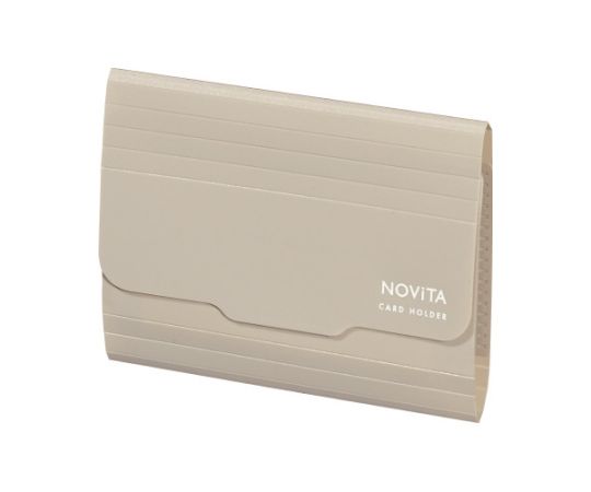 コクヨ カードホルダー<ノビータ>6P サンドベージュ メイ-NV952LS 1冊（ご注文単位1冊）【直送品】