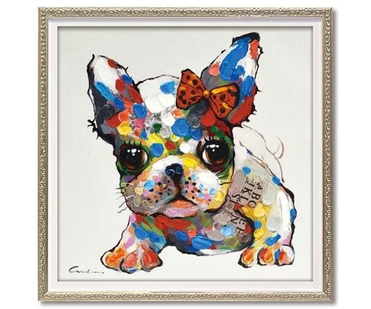 ユーパワー オイル ペイント アート｢ベビードッグ(Sサイズ)｣ OP-07069 1個（ご注文単位1個）【直送品】