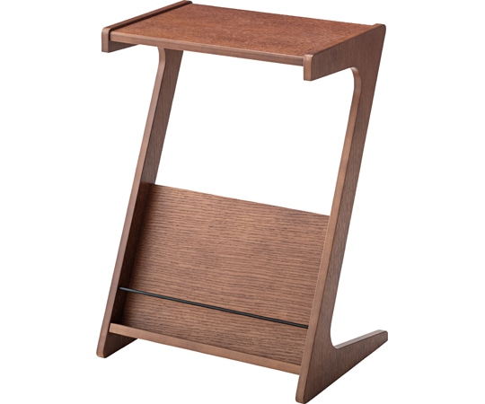 東谷 カーティス サイドテーブル ブラウン RP-451BR 1個（ご注文単位1個）【直送品】