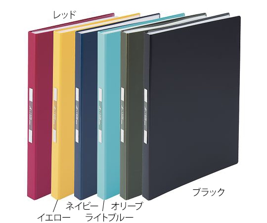 LIHITLAB ALTNA クリヤーブック 40P ネイビー N7752-11 1冊(ご注文単位1冊)【直送品】