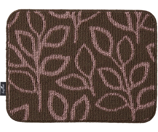 山崎産業(コンドル) リーフレッシュ消臭マット スクエア 45×60mm ブラウン  1枚(ご注文単位1枚)【直送品】