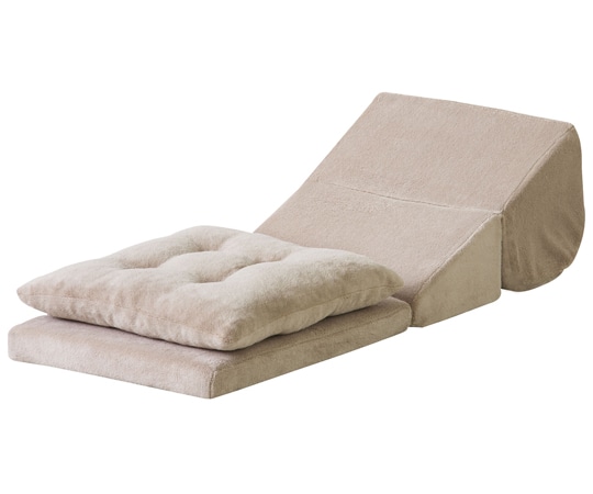 東谷 TV枕座布団付M ベージュ FCC-120BE 1個（ご注文単位1個）【直送品】