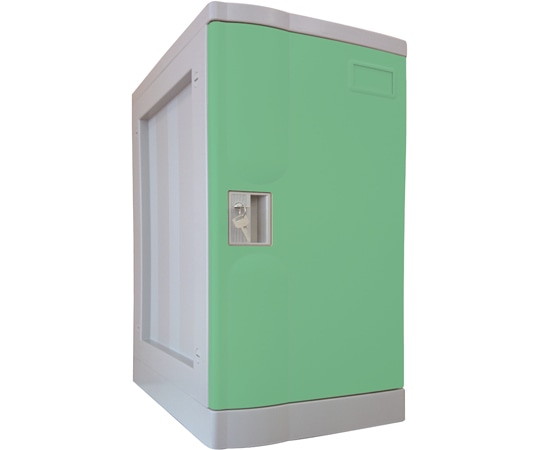 宮成製作所 プラボックス Lサイズ シリンダー錠 グリーン ベース付 PB-CLG1 1台(ご注文単位1台)【直送品】