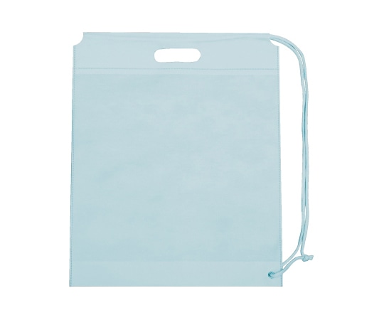 三和 不織布ショルダーバッグ 50枚入 ライトブルー SW4049-4 1箱（ご注文単位1箱）【直送品】