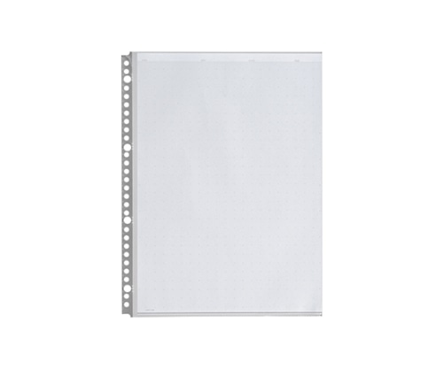 LIHITLAB ルポ・リーンフォース・クリヤーポケット グレー N-2006 1組(10枚入) N2006-グ 1組(ご注文単位1組)【直送品】