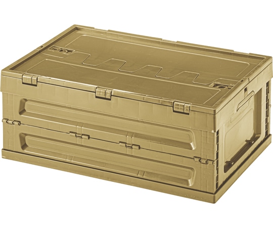 東谷 フォールディング コンテナ S ベージュ LFS-33SBE 1個（ご注文単位1個）【直送品】