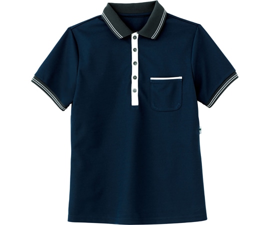 カーシーカシマ HEARTGREEN 半袖ポロシャツ ブルーベリー L HM2179 1枚（ご注文単位1枚）【直送品】