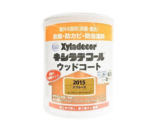 カンペハピオ(KANSAI) 水性キシラデコール ウッドコート スプルース 0.7L 97670450000 1個(ご注文単位1個)【直送品】