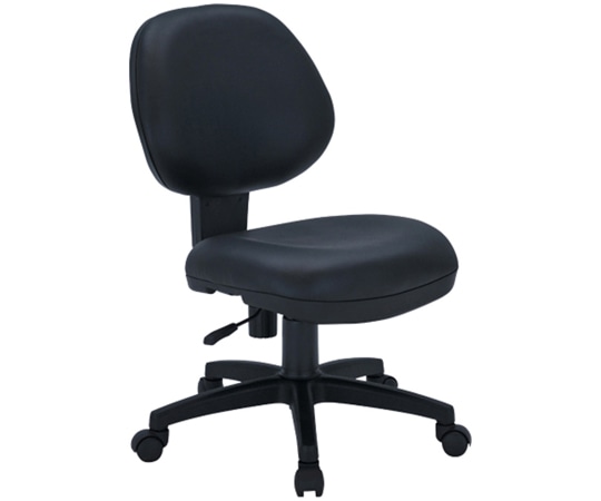 カグクロ ビジネスチェアNAM(肘無)ブラックPUレザー(ニューアミューズ) NAM-1000-BKPU 1個(ご注文単位1個)【直送品】