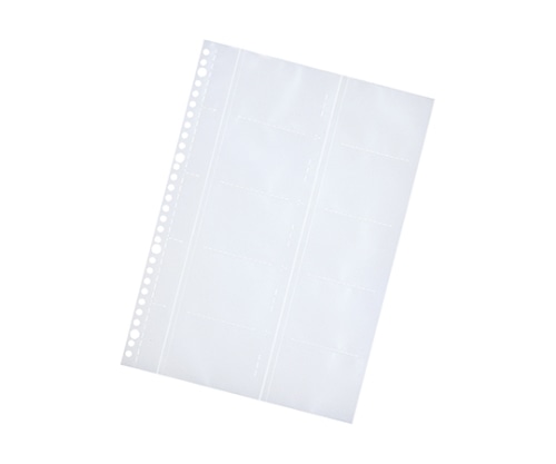 LIHITLAB 名刺帳ポケット 1組(10枚入) A1006 1組(ご注文単位1組)【直送品】