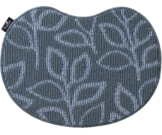 山崎産業(コンドル) リーフレッシュ消臭マット ビーンズ 45×60mm グレー  1枚(ご注文単位1枚)【直送品】