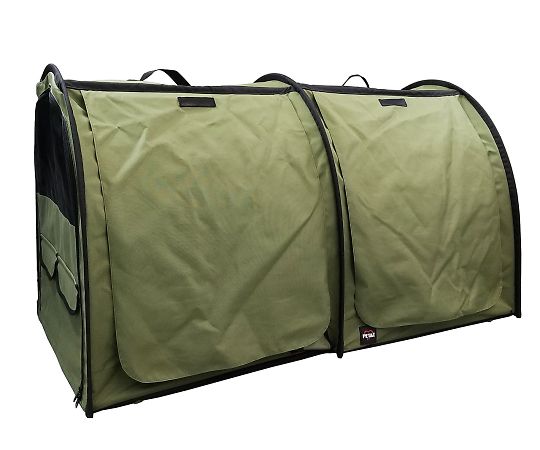 ペットアイ ポータブルケージW カーキ  1個（ご注文単位1個）【直送品】