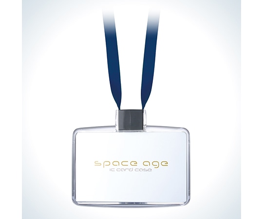 ソニック スペースエイジ ネームカードホルダー ブルー EX-2680-B 1個(ご注文単位1個)【直送品】