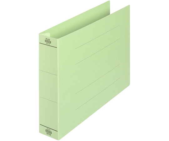 プラス フラットファイル 厚とじ500 A4-E グリーン No.022SW GR 1冊(ご注文単位1冊)【直送品】