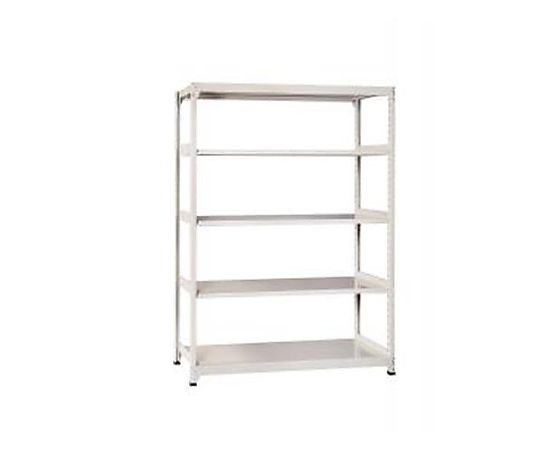 アズワン 890x450x1800mm/150kg/5段 スチール棚 EA976DN-90B 1台（ご注文単位1台）【直送品】