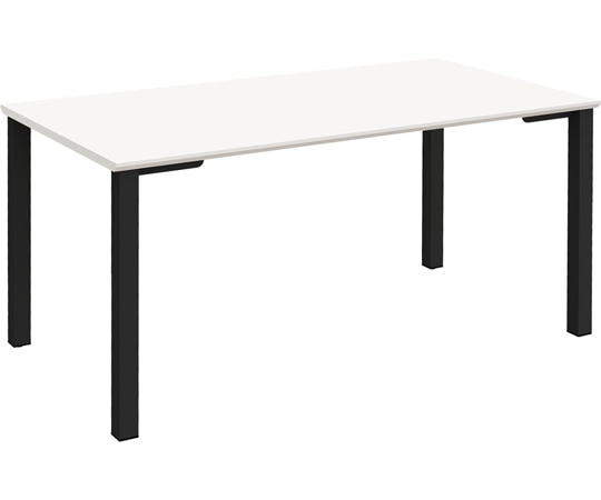 Y2K TASテーブル アジャスター仕様 1580 ホワイト/ブラック  1台(ご注文単位1台)【直送品】