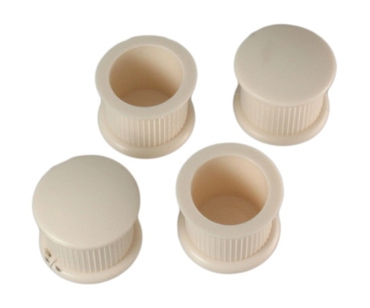 ハイロジック 脚キャップ 21mm丸 白 4個入 57013 1個(ご注文単位1個)【直送品】