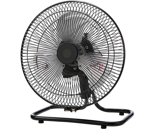 YUASA(ユアサ) 25cmアルミフロアー工場扇 YAF-259C(K) 1台(ご注文単位1台)【直送品】