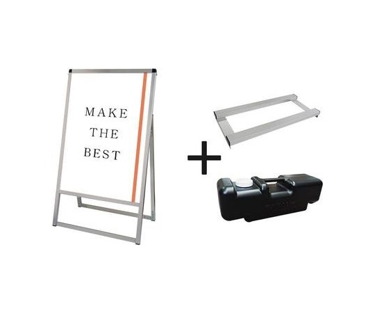 常磐精工 バリウススタンド看板 A1片面 ウエイトアーム・水タンクセット VASKAC-A1K-3SET 1個（ご注文単位1個）【直送品】