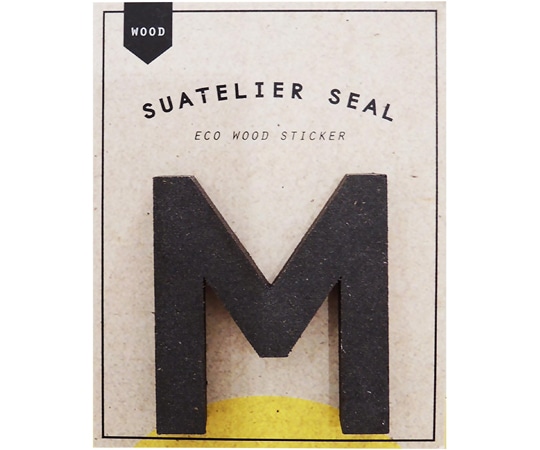 S&Cコーポレーション ウッドステッカー M WOOD-1713-M 1枚(ご注文単位1枚)【直送品】