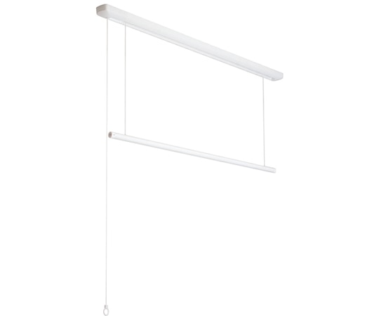 川口技研 ホスクリーン 天井付け室内物干し金物 昇降式 ホワイト UTM-S-W 1台（ご注文単位1台）【直送品】