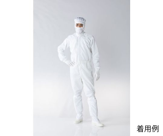 東洋リントフリー オートクレーブ滅菌対応ツナギ服 白 5L FD173C-01 5L 1枚 (ご注文単位1枚)【直送品】