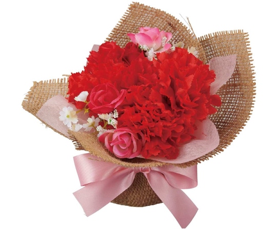 アズワン 母の日ギフトラップ 17cm (造花)2個 33-47-6-1 1個(ご注文単位1個)【直送品】