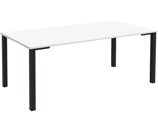 Y2K TASテーブル アジャスター仕様 1890 ホワイト/ブラック  1台(ご注文単位1台)【直送品】