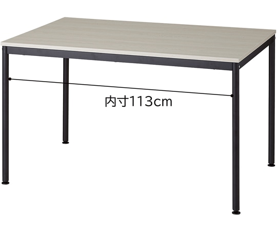 アズワン ミーティングテーブル ホワイトウッド天板 120×80cm 61-801-18-1 1台（ご注文単位1台）【直送品】