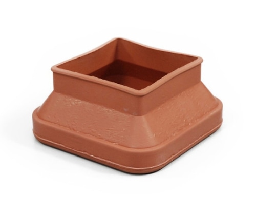 光 フリーサイズゴム脚キャップ 角 50~65ミリ用 茶 4個入 FG4-5651 1パック(ご注文単位1パック)【直送品】