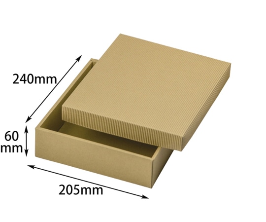 ヤマニパッケージ 贈答箱 ナチュラルBOX9号 ヒモ無 100枚 16-14N 1ケース（ご注文単位1ケース）【直送品】