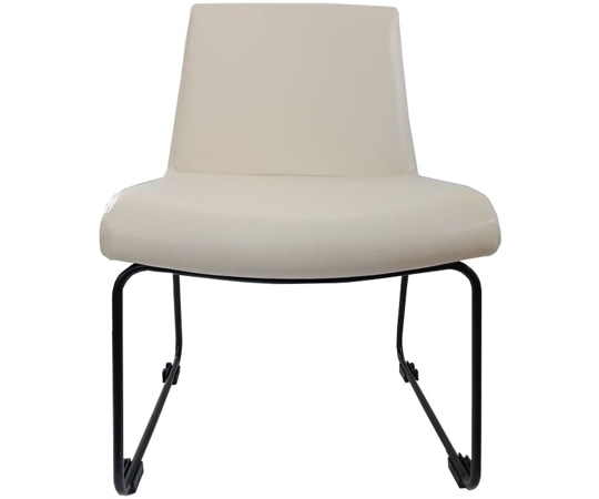 リーフジャパン 応接チェアー MAOL アイボリー LFP-RC21L-IV 1個（ご注文単位1個）【直送品】