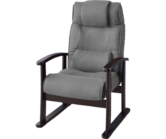 東谷 楽々チェア グレー RKC-38GY 1個（ご注文単位1個）【直送品】