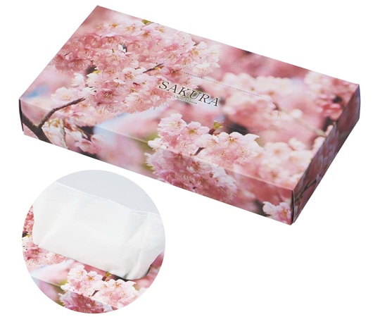 アズワン SAKURA ティッシュペーパー100個 23-27-13-1 1セット(ご注文単位1セット)【直送品】