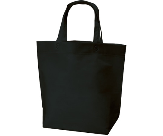 三和 不織布底マチ付バッグ(船底) ブラック 1ケース(200枚入) SW403512-40 1ケース（ご注文単位1ケース）【直送品】