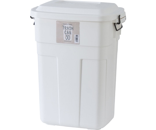 東谷 トラッシュカン30L ホワイト LFS-934WH 1個(ご注文単位1個)【直送品】