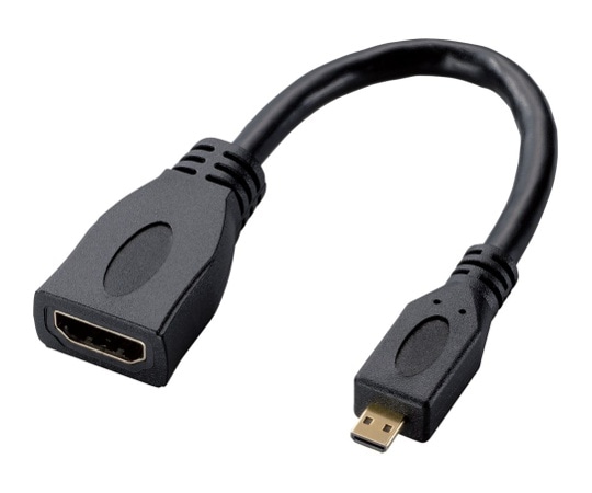 エレコム HDMI変換ケーブル(タイプA-タイプD) AD-HDAD2BK 1個（ご注文単位1個）【直送品】