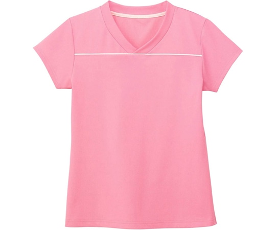 カーシーカシマ HEARTGREEN VネックTシャツ ストロベリーピンク 4L HM1589 1枚（ご注文単位1枚）【直送品】