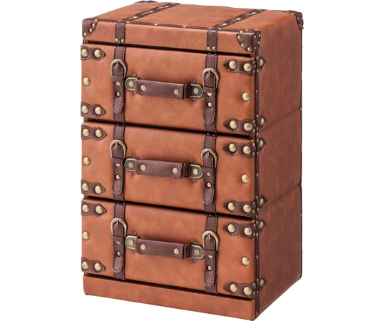 東谷 チェスト3D ブラウン IW-273 1個（ご注文単位1個）【直送品】