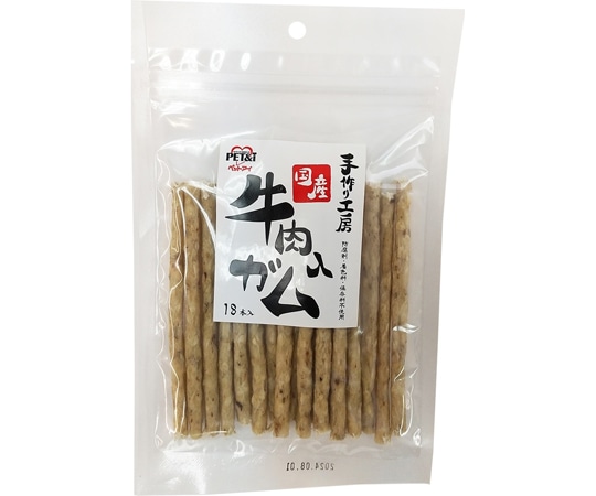 ペットアイ 手づくり工房 国産牛肉入りガム 18本入  1個（ご注文単位1個）【直送品】