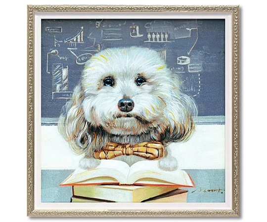 ユーパワー オイル ペイント アート｢ドッグ ティーチャー(Sサイズ)｣ OP-07016 1個（ご注文単位1個）【直送品】