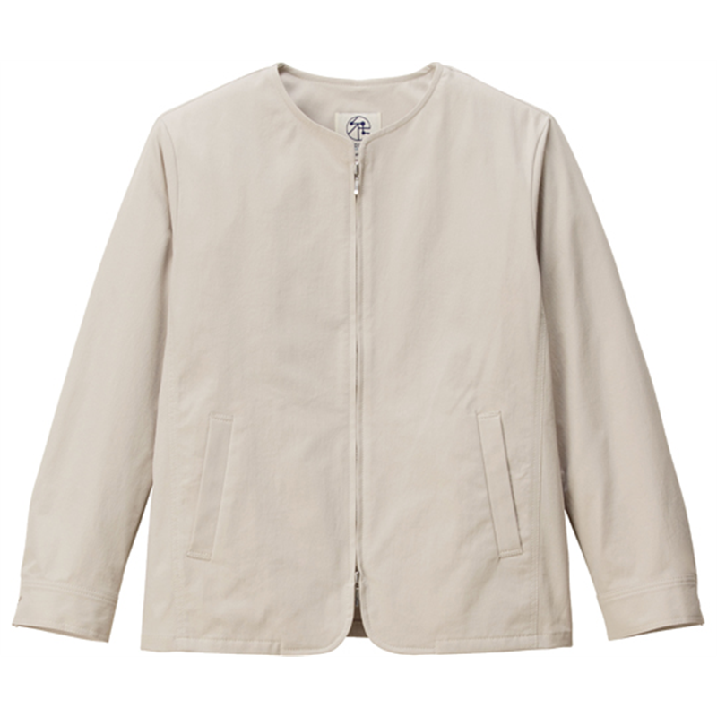 カーシーカシマ HEARTGREEN ブルゾン Scandinavian Pattern Collection ウッドベージュ LL HAU008 1枚（ご注文単位1枚）【直送品】