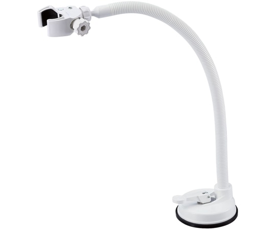 エレコム ドライヤーアーム レバー式吸盤 360度回転 角度調節自在 ホワイト BA-HDSTAWH 1個（ご注文単位1個）【直送品】