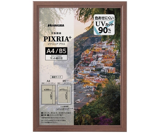 ハクバ写真産業 木製額 ピクスリアプラス A4 BR FWPXP-BRA4 1枚(ご注文単位1枚)【直送品】